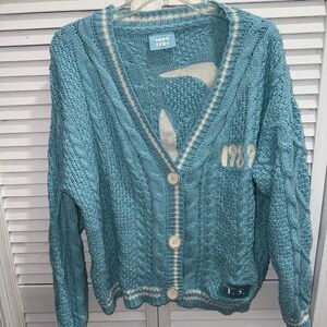 Taylor Swift 1989 Taylor’s Version light blue Cable Knit Cardigan M/L